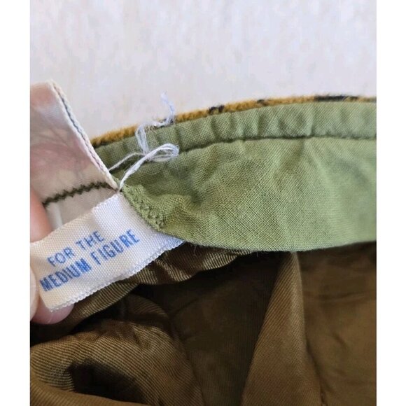 Vintage Wool Skirt Junior Womens Blue Plaid By Jantzen - Picture 7 of 7